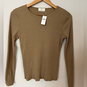 T.La ribbed long sleeve